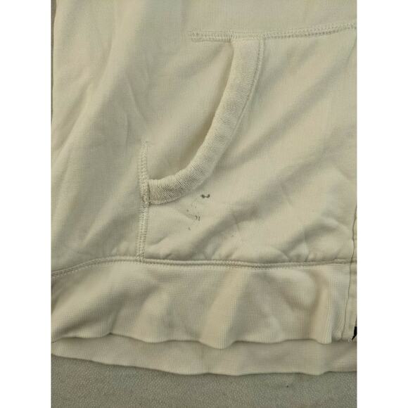 Womens LL Bean Full Zip Hoodie Sweatshirt Size S Regular White Logo - Picture 4 of 9